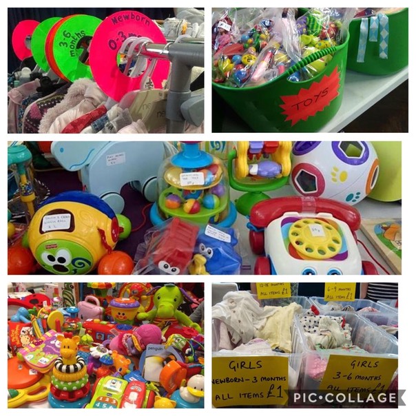 baby market stalls