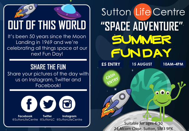 Leaflet - Summer Fun Day Space Adventure