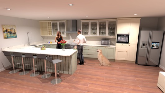 SHAKER - 2 TONE IVORY-SAGE GREEN