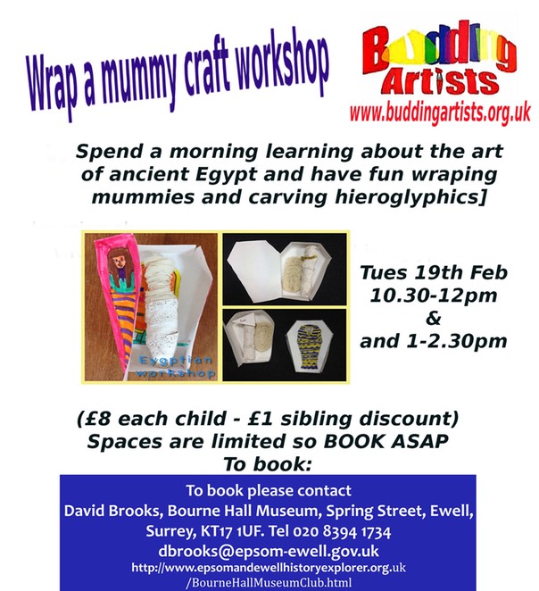 wrap a mummy workshop
