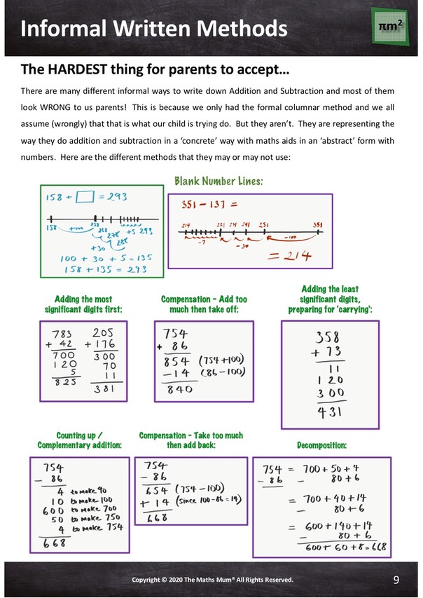 9The Maths Mum Explains - ADDITION & SUBTRACTION copy 5