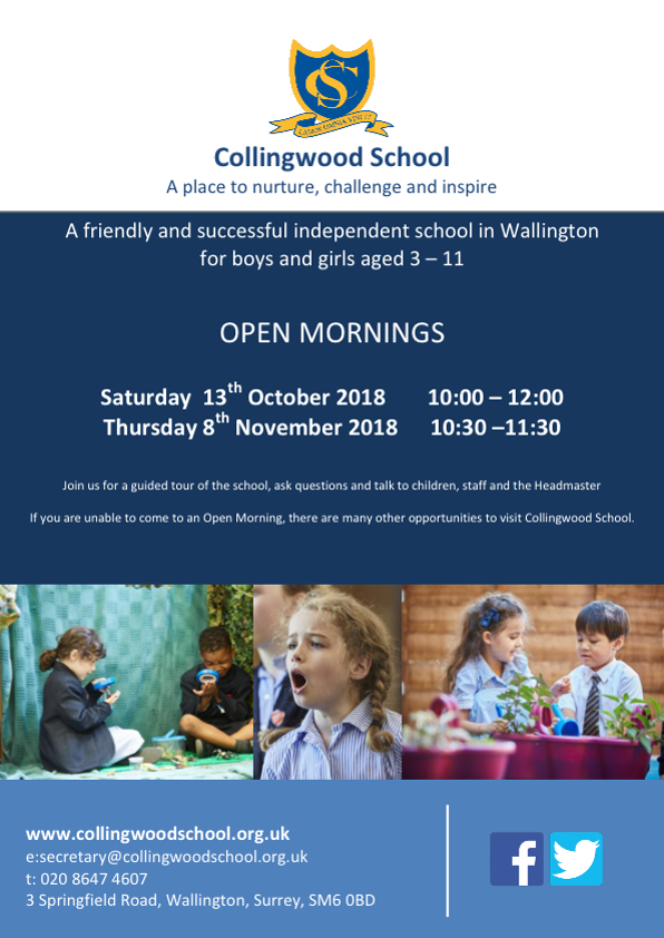 Collingwood School poster