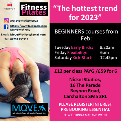 Classes for Carshalton Mums