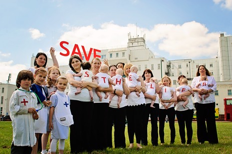 Local Mums Online hospital protest