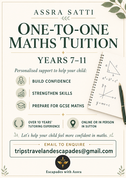 Maths Tutoring Flyer