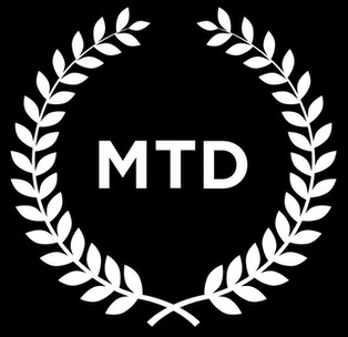 MTD logo black back