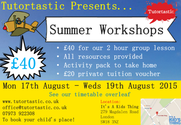 Summer workshop front